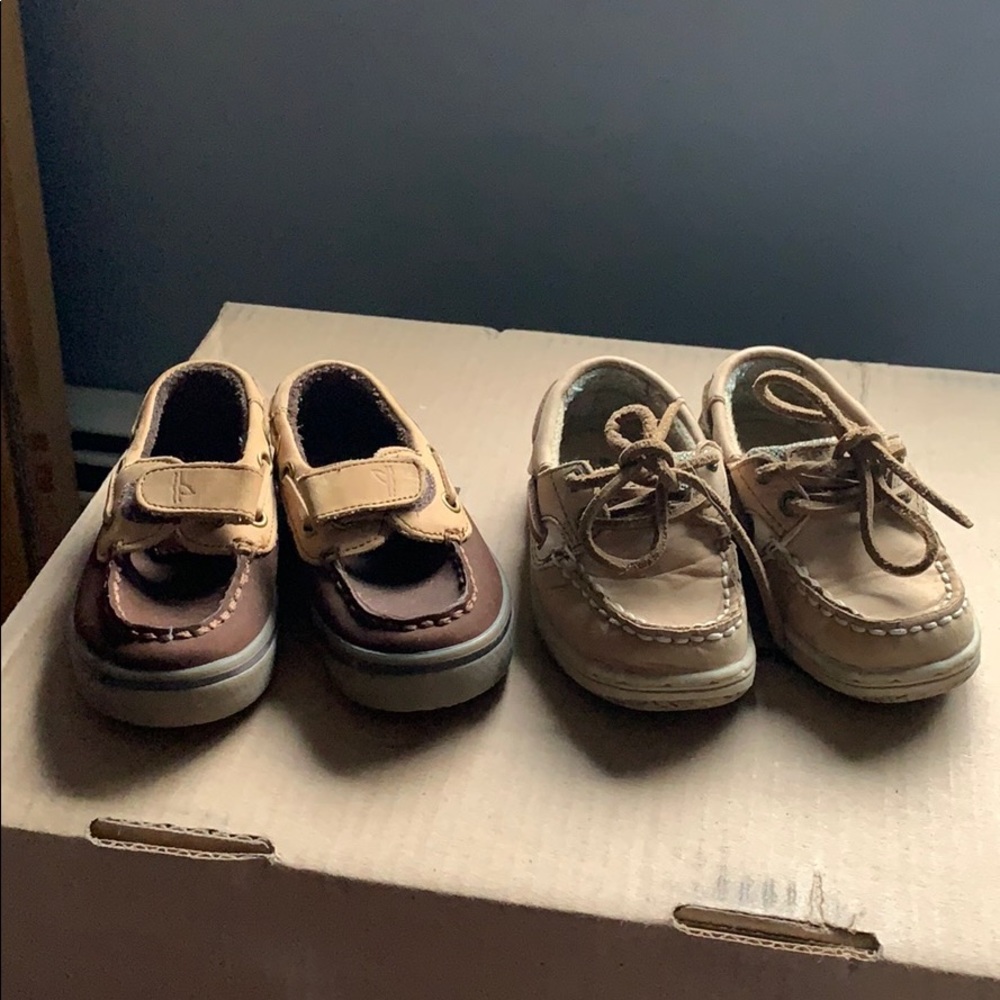 2 pair- Boy’s Sperry’s - Kids 6.5